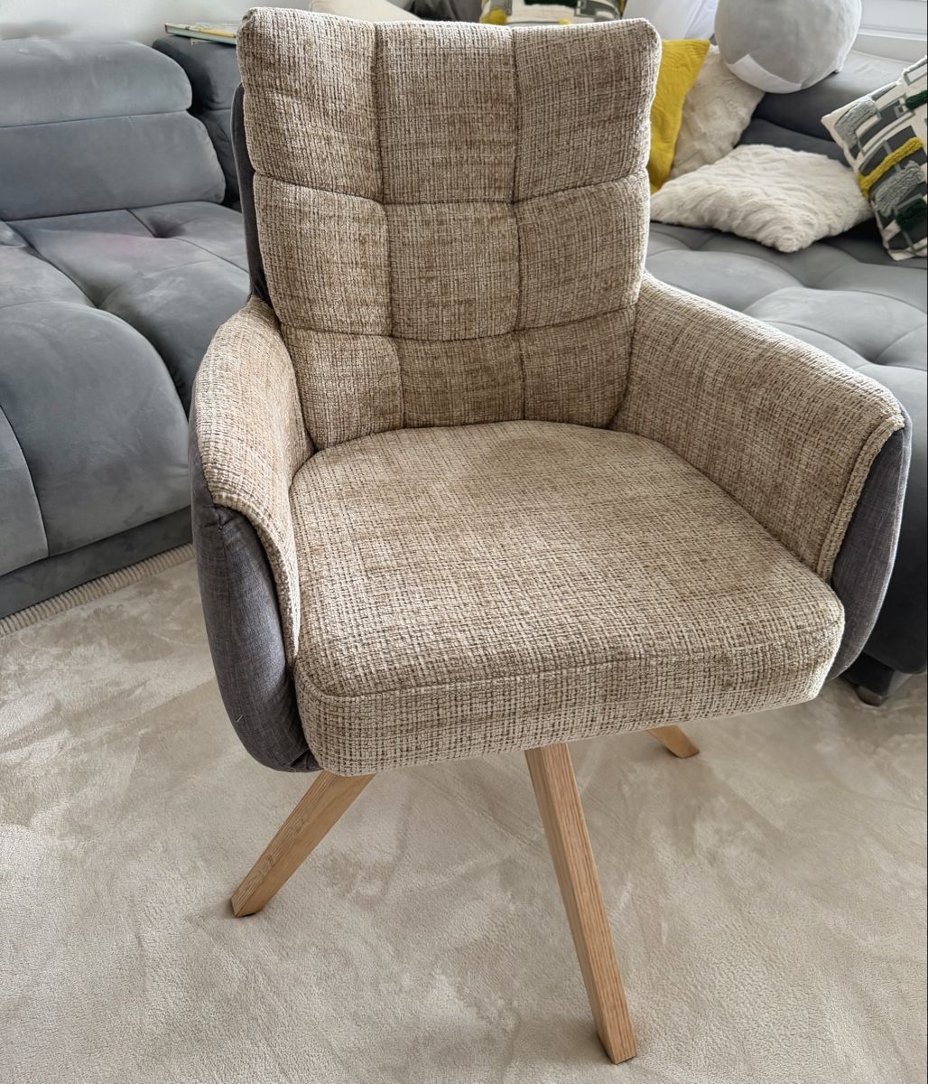 Conforama Poltrone: Beige Swivel Chair with Armrests – Nuovo (secondo la descrizione) da Engelburg venduto da Galena92 6