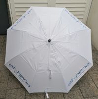Golf-Schirm weiss-silbrig Durchmesser 135cm, ungebraucht