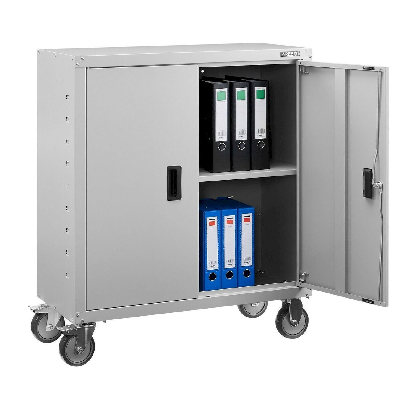 Armadi & Scaffali: Aktenschrank in grau mit 4 Rädern – Nuovo e nell'imballaggio originale da Bottighofen venduto da zaap 5