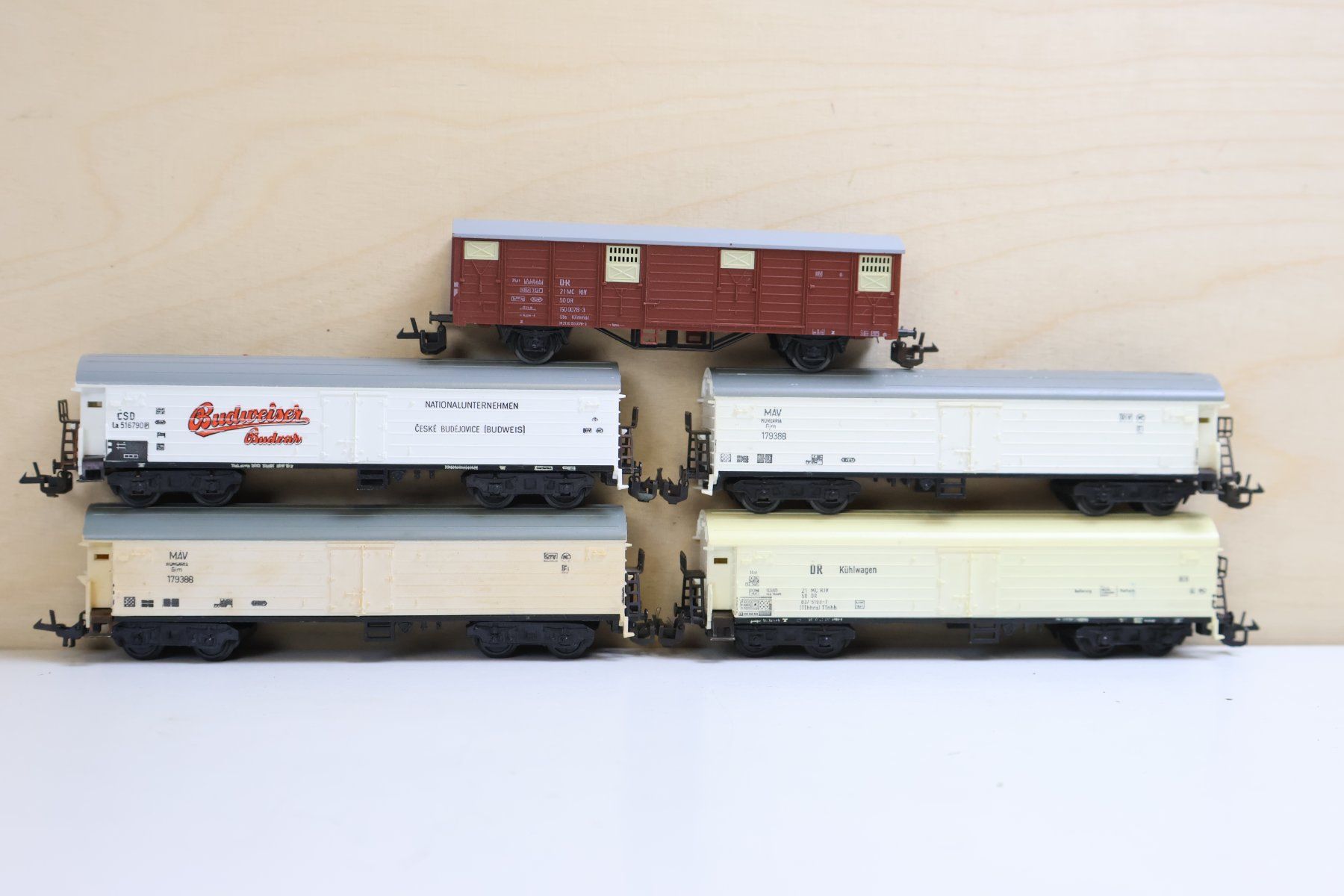 Modellini di ferrovie: Zeuke 5 x grosse Güterwagen Set Spur TT Berlin – Usato da Winterthur venduto da Monstera 2