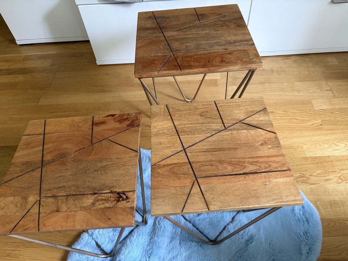 Set di tavolo e panche: 3-er Tischset – Usato da Zürich venduto da vuc_xxj8 1