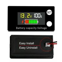 Anzeige Batterie Kapazität Voltmeter Spannung LCD Messgerät
