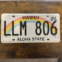 🇺🇸 U.S. Autoschild - Hawaii LLM 806 - ORIGINAL