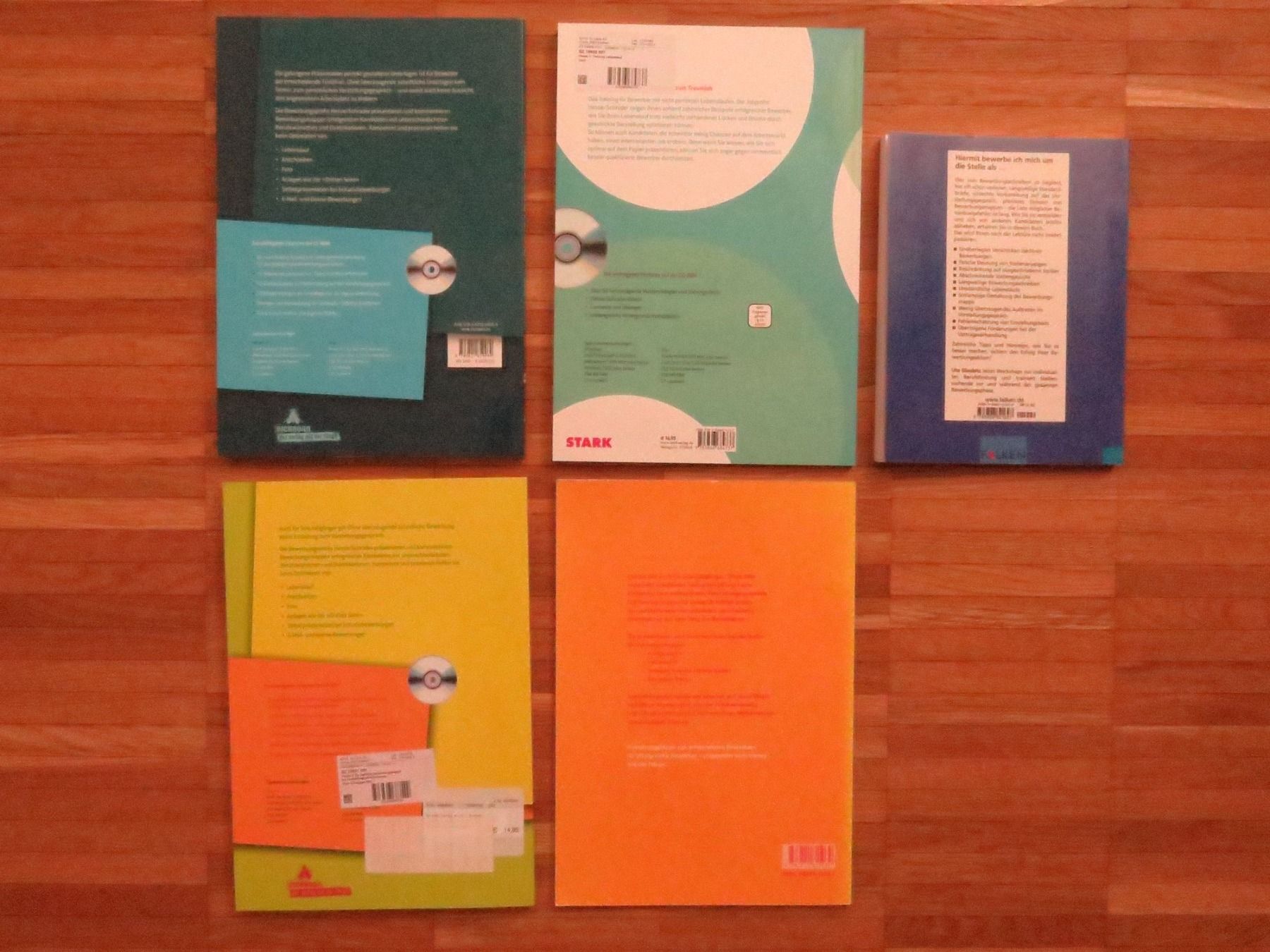 Livres: Bewerbung - Lebenslauf - Mappe - Fehler - 4 Bücher + CDs – D'occasion à Zwingen par Tigertimmi 1