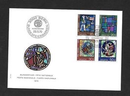 FDC Pro Patria Serie 1970; B146-B149