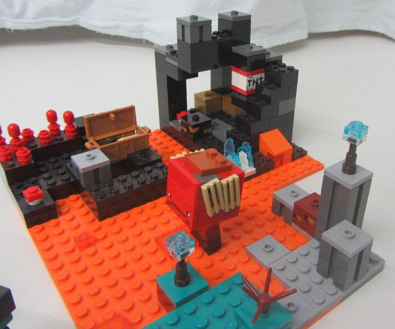 Lego Kit di costruzioni: LEGO Minecraft 21185 " The Nether Bastion " – Usato da Kreuzlingen venduto da Han-Solo-68 5