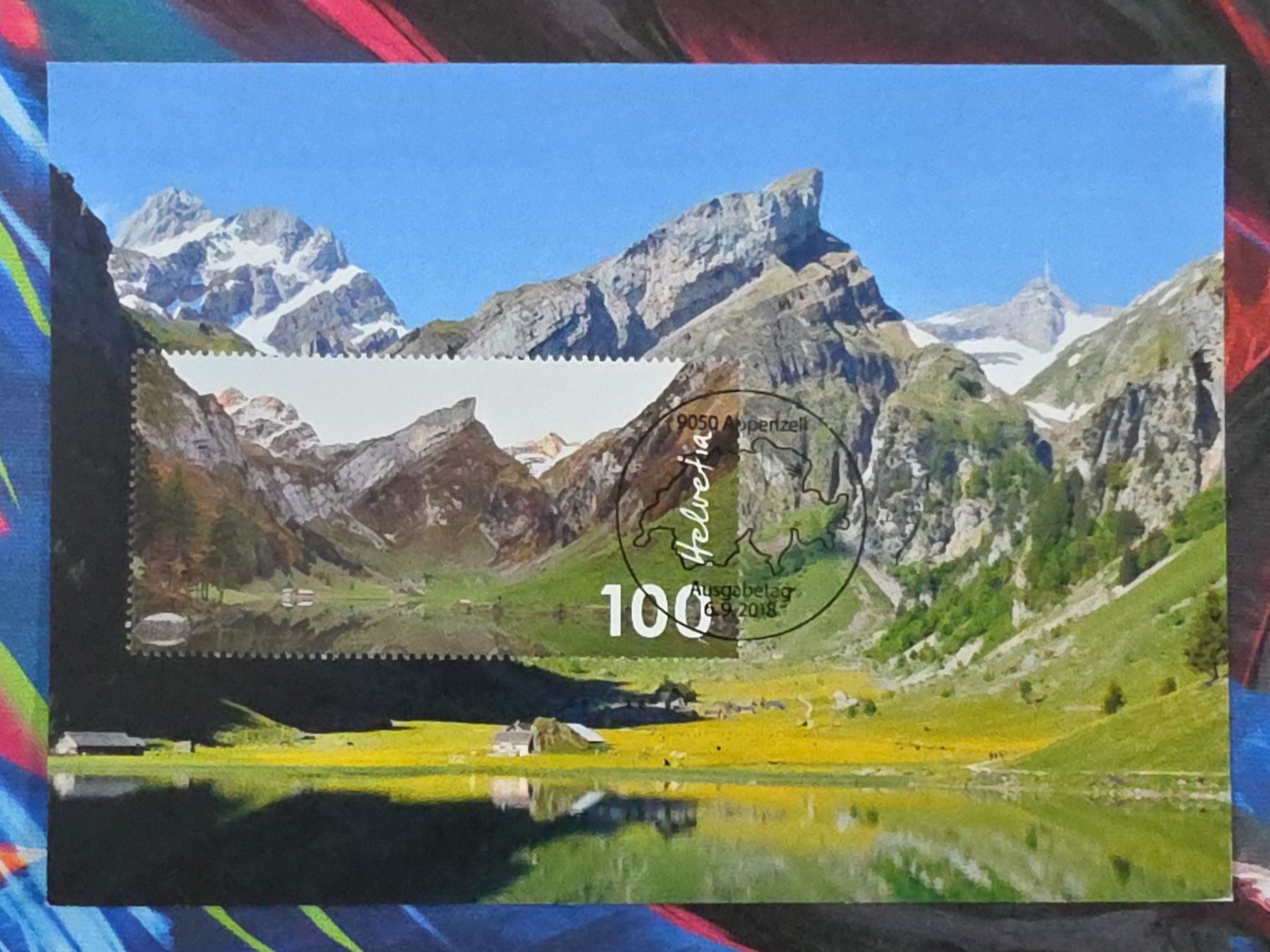 Cartoline postali: CL26 Carte Postale + Timbre Suisse 2018 – Usato da Cousset venduto da Patrick_Collections