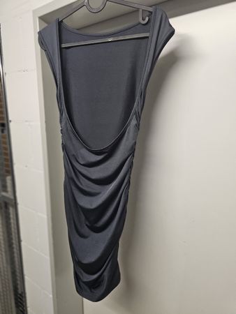 Sommer Kleid von Shein, Dunkelgrau, Gr. S - Neuwertig!