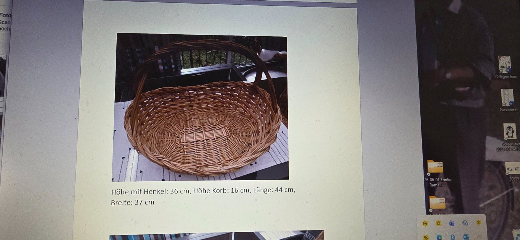 Altro per la casa: Früchte- und Einkaufskörbe – Usato da Bern venduto da mar_m8hr 8