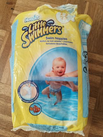 Huggies Little Swimmers Gr 2-3 (3-8kg) geöffnet 5 Stk Windel