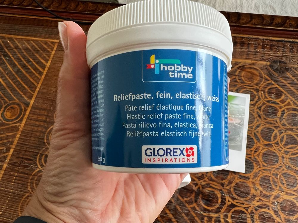 Glorex Reliefpaste (250 g, Weiß)