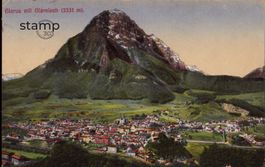 1923 AK Glarus mit Glärnisch