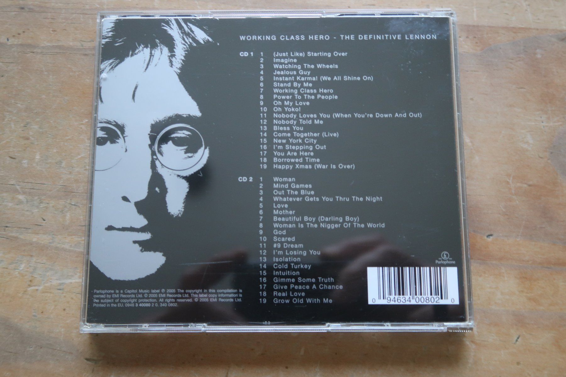 CD: JOHN LENNON - THE DEFINITIVE - WORKING CLASS HERO - 2x CD – Usato da Basel venduto da Patiscat 1