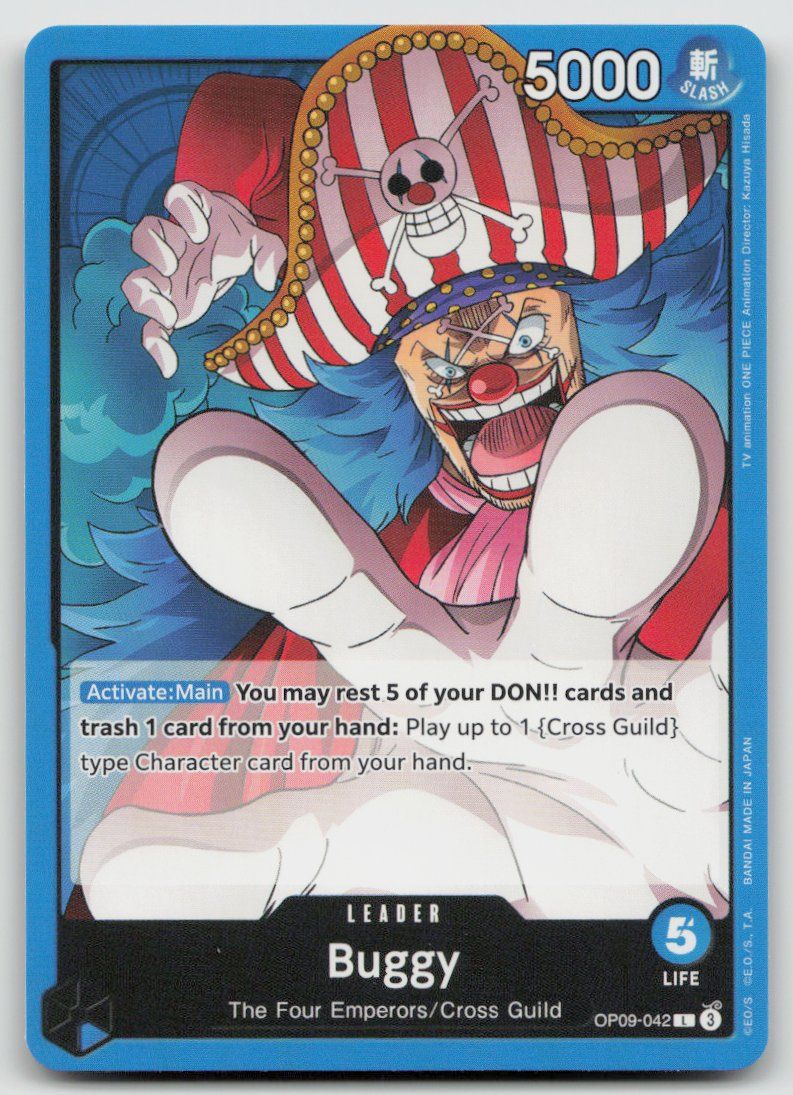 Bandai Carte collezionabili: One Piece Buggy OP09-042 L – Usato da Lugano venduto da VlaseCard
