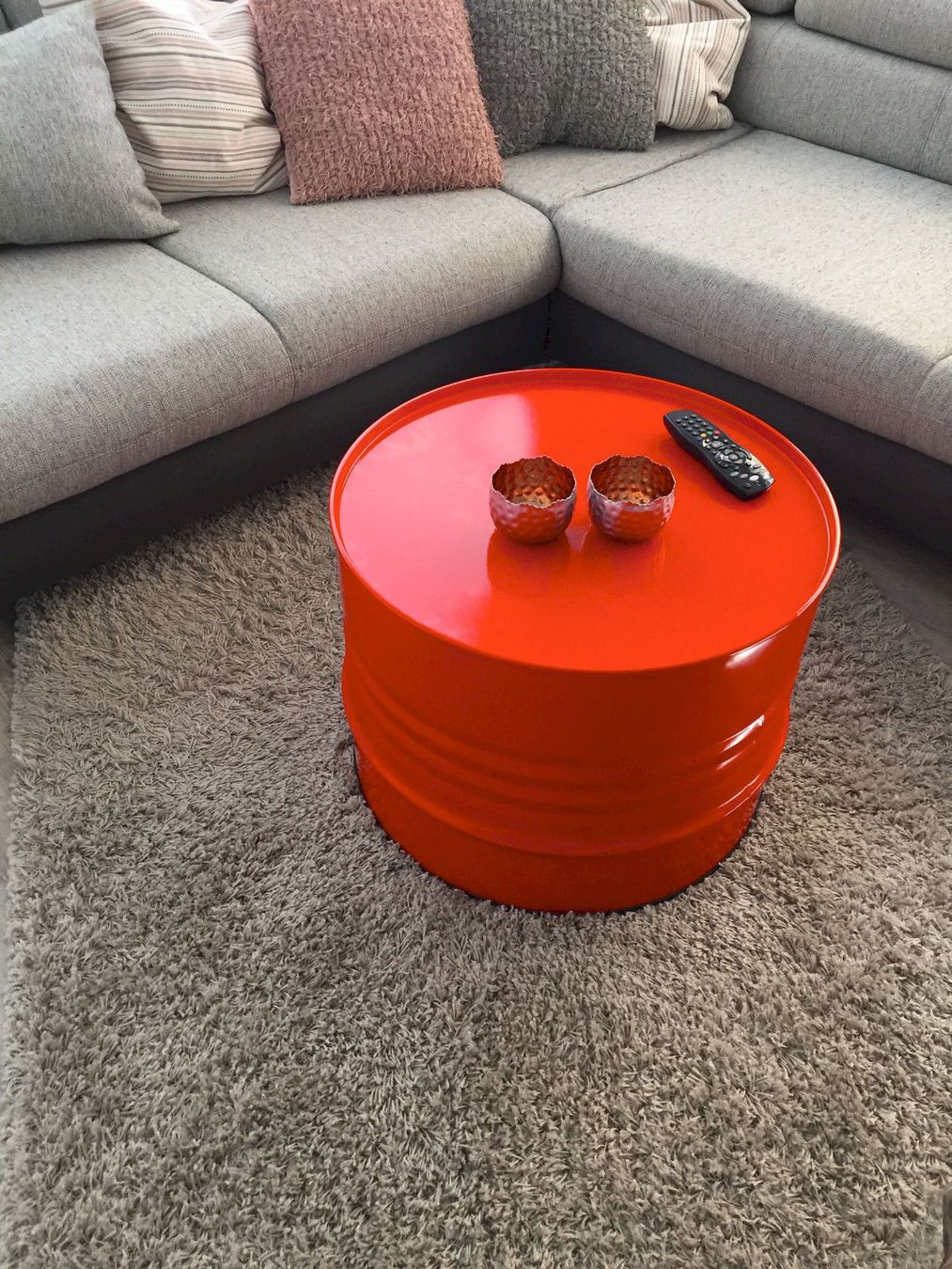 Tavoli da giardino: Fassmöbel Couchtisch H45cm Ø57cm orange – Nuovo e nell'imballaggio originale da Bottighofen venduto da zaap