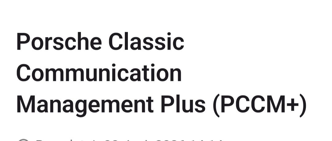 Navigatori: Porsche Classic Communication Management Plus (PCCM+)  – Usato da Davos Platz venduto da Metler70