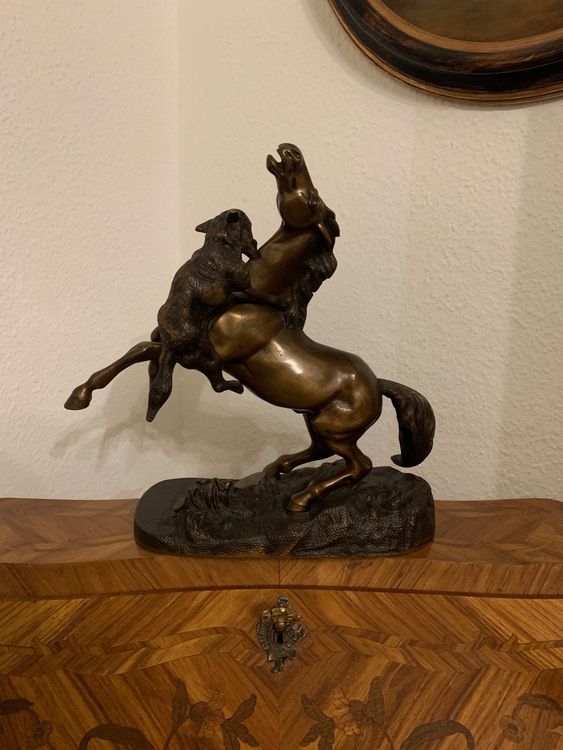 Cheval attaqué par un loup Kaufen auf Ricardo