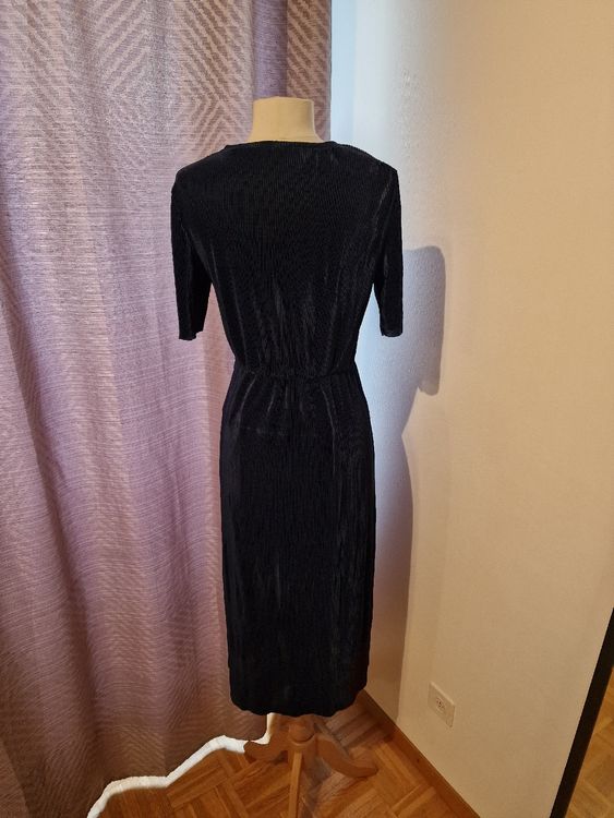 Tunique Zara Bleu Marine Femme - Taille M, Coton, Manches Mi-longues