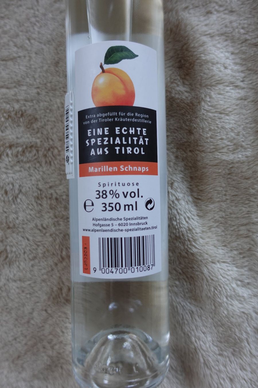 Bevande alcoliche: 1 neue Flasche Marillen Schnaps – Nuovo (secondo la descrizione) da rorschach venduto da bab_2yt6 4
