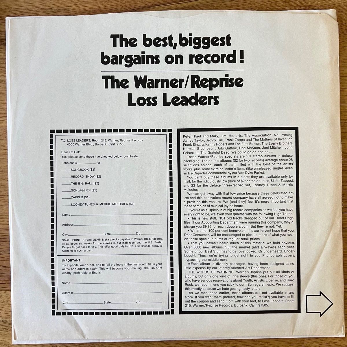 Schallplatten: Lamb - Cross Between / 1. US-Press. 1971 – Gebraucht aus Gais von soundcave57 3