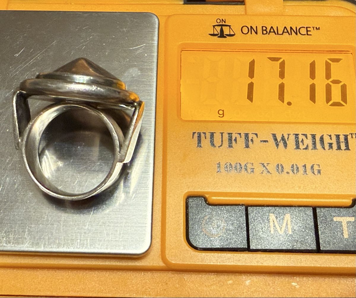 Anelli: Schwerer Silber Fingerring Ring 925 Sterling – Usato da Goldach venduto da Messerguru 5