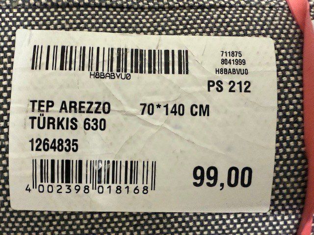 Tappeti: Türkisblauer Vorleger-Teppich d. Marke Luxor – Usato da Egg b. Zürich venduto da lipe96 4