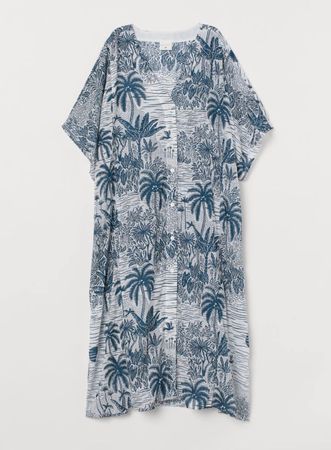 H&M 🌊 caftan tunique de plage NEW! XS (oversized)