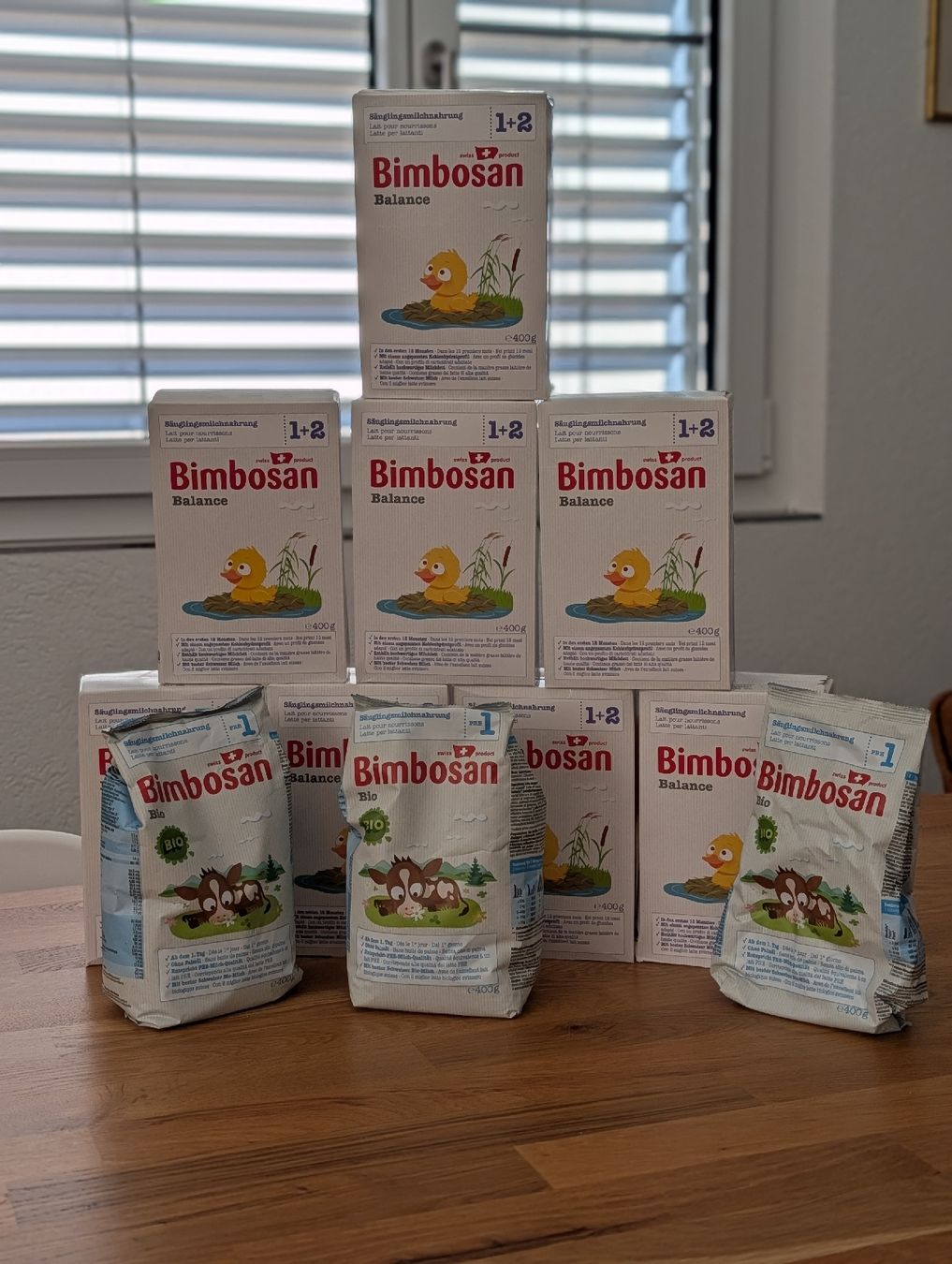 Bimbosan Cibi & Specialità: Bimbosan Pre 1 und Pre 1+2 Säuglingsmilch – Nuovo e nell'imballaggio originale da Ueken venduto da Stammhalter