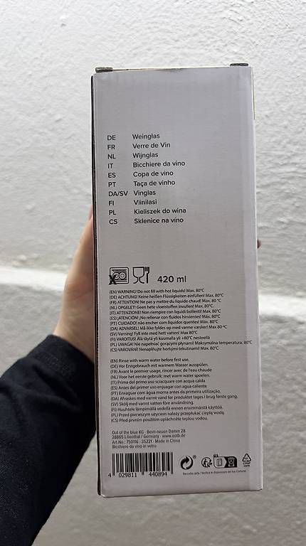 Verres: Weinglas Neu – Neuf avec emballage d'origine à Bern par sshueli 2
