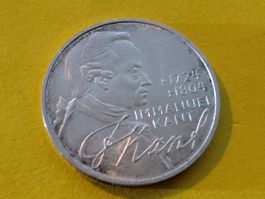Deutschland 5 Mark "Immanuel Kant" 1974 D Silber