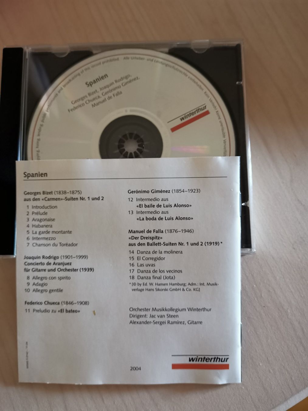CDs: CD Spanische Klassik – Neuf (Voir description) à Dornach par Hei50 1