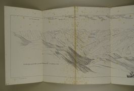 GEBIRGSANSICHT UNTERHALB PUSMEDA, ST. GOTTHARD PANORAMA 1872