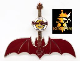 HARD ROCK CAFE Pin Fledermaus Madrid Spanien