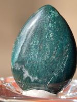 Natürlicher Ozeanachat Anhänger in Wassertropfenform