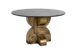 Richmond Interiors | Dining table Maddox black/gold 130Ø