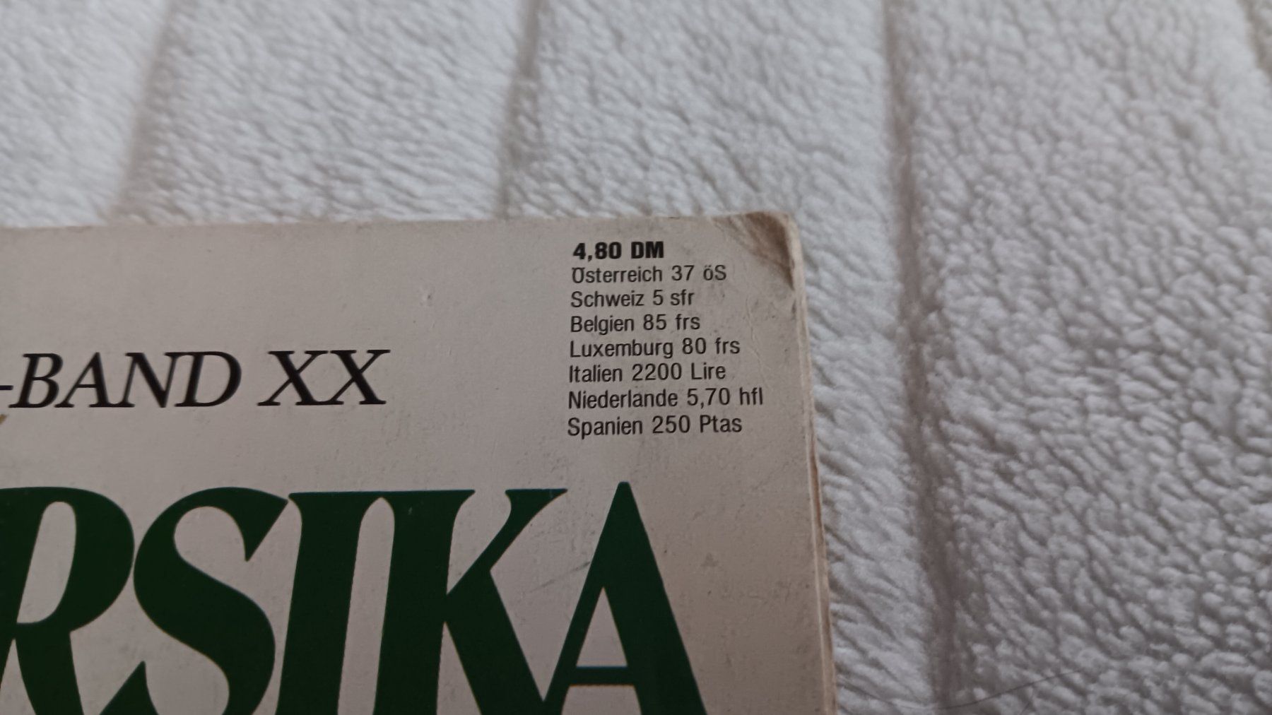 Fumetti: Asterix auf Korsika Band 20 - Comic – Usato da Dietikon venduto da Rabia 2
