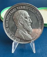 Niklaus von Flüe Weissmetall Medaille 1881, Top!