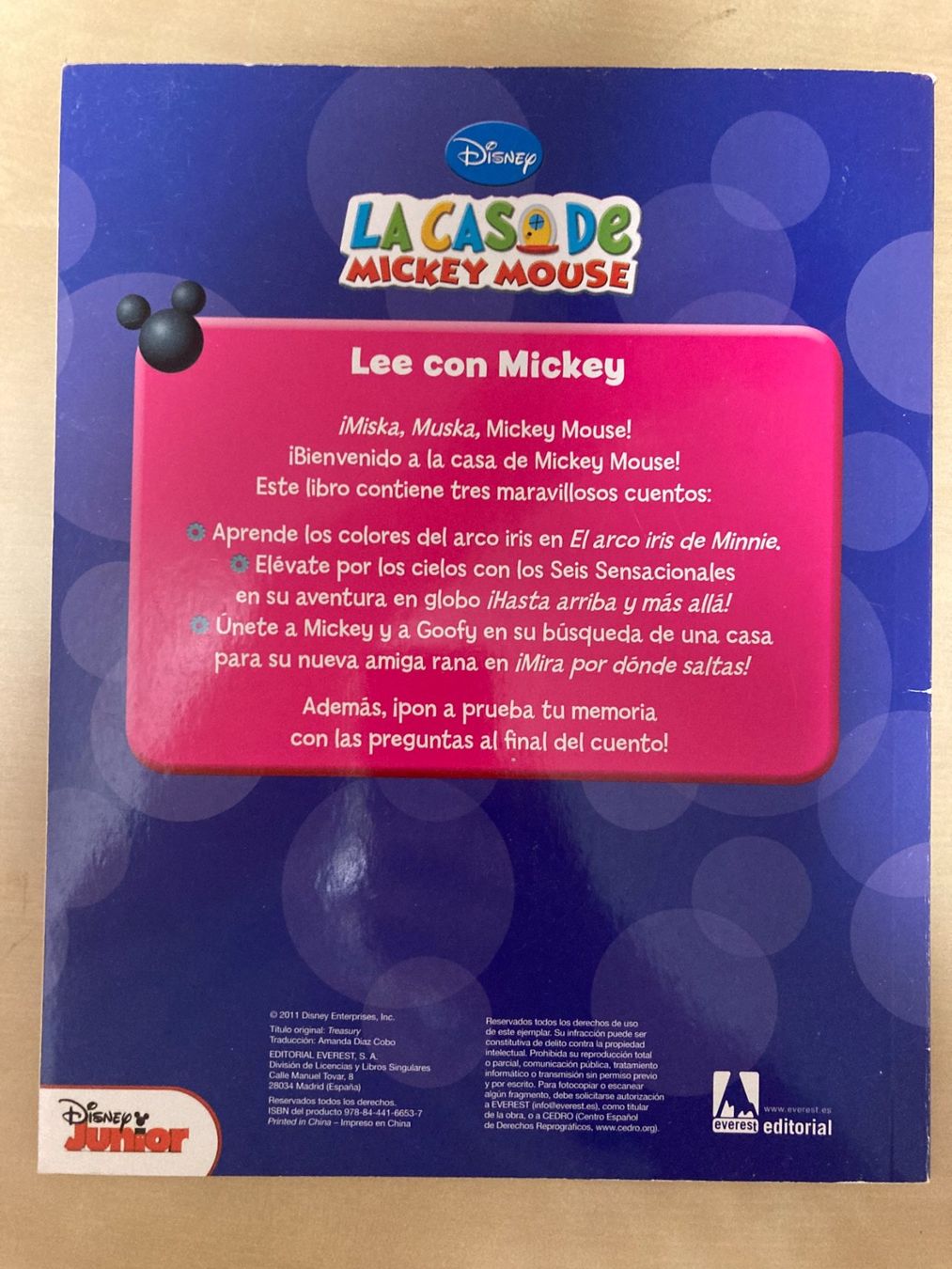 Libri: La Casa de Mickey Mouse -Lee con Mickey -SPANISCH – Usato da Reinach BL venduto da Loma8 1