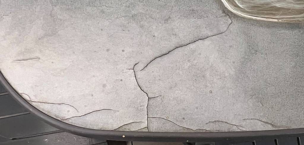 Tischset: Gartentisch mit 4 Stühlen  Kunststoff, gebraucht – Gebraucht aus Mels von Ralf-dp8t 3