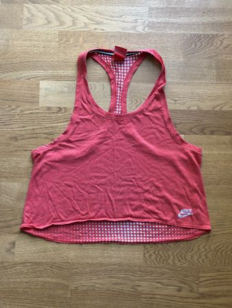 Nike Tank Top - rot mit Pünktchen Muster