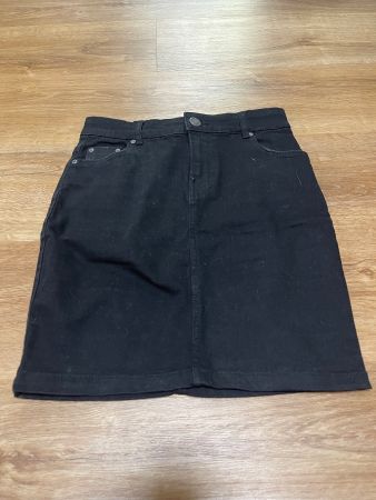 Schwarzer Jeansrock Gr 34