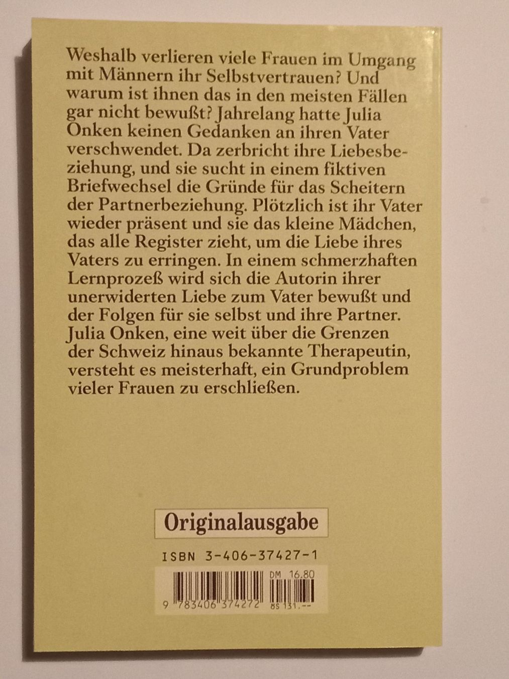 Libri: Buch - Julia Onken / VATERMÄNNER - neu – Nuovo (secondo la descrizione) da Urtenen-Schönbühl venduto da chr_hf86 1