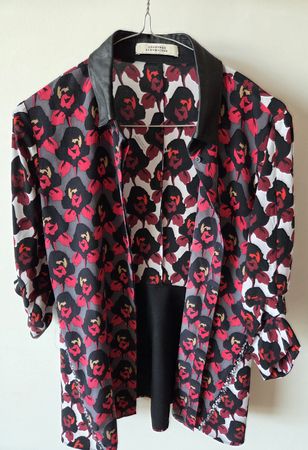 Daniela Schumacher Bluse, gemustert, Grösse ca 36/37.