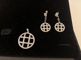 925 silber ring und anhänger für kette