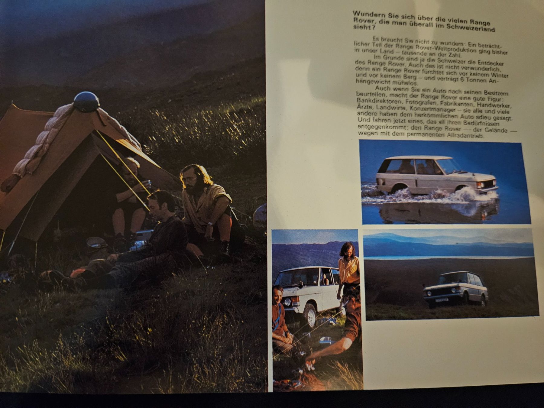 Land Rover Documenti: Range Rover Prospekt 1979 xa – Usato da Flawil venduto da sr1_f6st 1