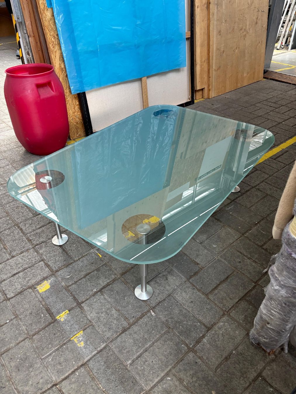 Tables: Rolf Benz Glas Couchtisch – D'occasion à Kägiswil par Megafi56 3