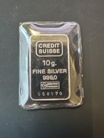 10g Silberbarren 999,0 Credit Suisse