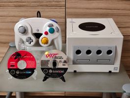 Console Gamecube Perle (rare) + 2 jeux