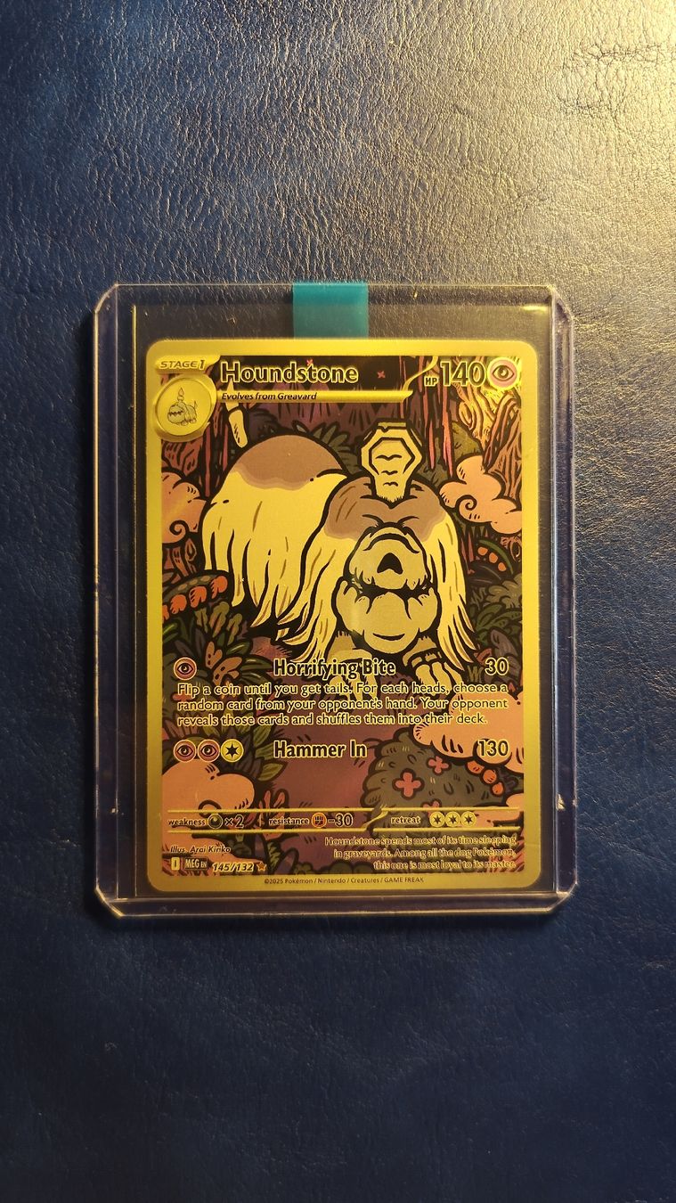 Pokémon Carte collezionabili: Houndstone 145 / 132 Mega Evolution Illustration Rare 🪦 – Nuovo (secondo la descrizione) da St-Saphorin-Lavaux venduto da Mercimaisnon