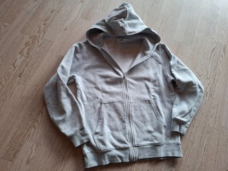 Basic Jersey Hoodie Jacke von H&M, Gr. 158/164